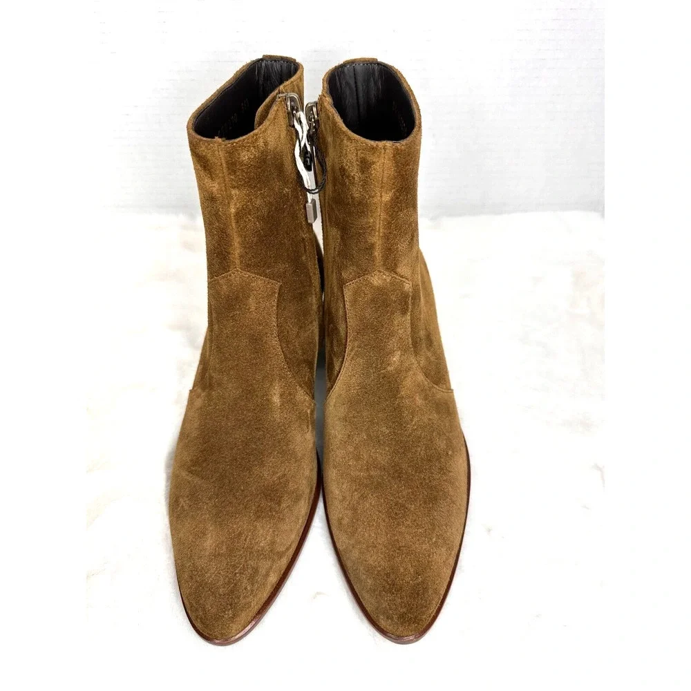 Saint Laurent brown Ankle Cowboy Boot Womens size EU 36.5 (US 6) - Picture 2 of 14